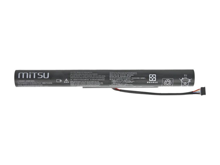 Mitsu Bateria do Lenovo IdeaPad 100-15IBY 2200 mAh (24 Wh) 10.8 - 11.1 Volt