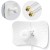 Qoltec Antena paraboliczna 4G 5G LTE | 2x19dBi | kierunkowa | zewnętrzna| 1710-2700 MHz | 3300-4200 MHz | N Female | wodoodporna | 5m