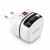 Qoltec Ładowarka sieciowa GaN 65W | USB-C PD PPS | 5-20V | 3-3.25A |    wysuwany kabel