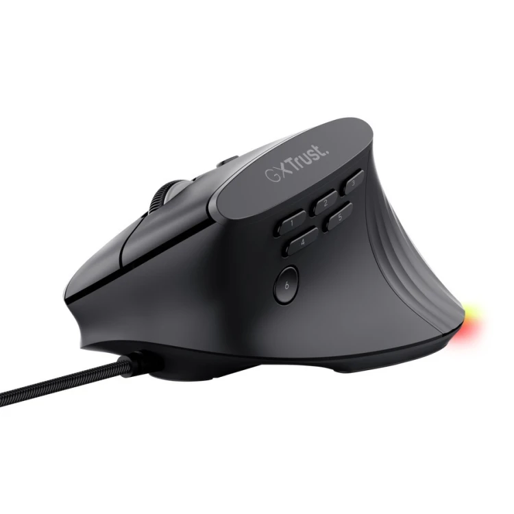 Trust Mysz gamingowa GXT145 REXXA podświetlana ergonomiczna czarna