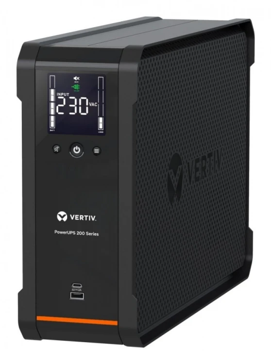 Vertiv PowerUPS 200, 1600VA/1000W, 230V, Line Interactive, 6 Schuko