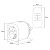 GreenBlue Gniazdko x3 sterowane pilotem GB313 F