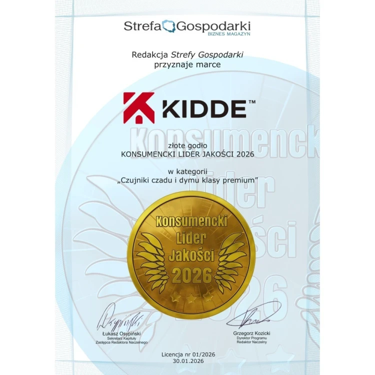 KIDDE Zestaw czujników KIDDE K5CO + 2030-DSR