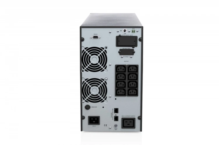 Digitus Zasilacz awaryjny UPS Online Tower 19" LCD 3000VA/3000W 6x12V/9Ah 8xC13 1xC19 1xC14 USB RS232 RJ45 GŁ.460mm