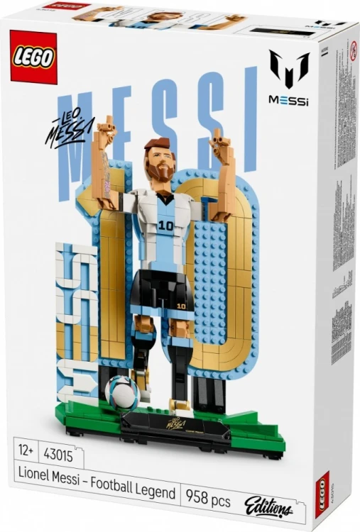 LEGO Klocki Editions 43015 Lionel Messi - piłkarska legenda