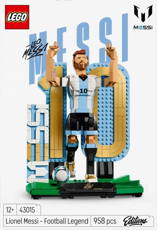 LEGO Klocki Editions 43015 Lionel Messi - piłkarska legenda