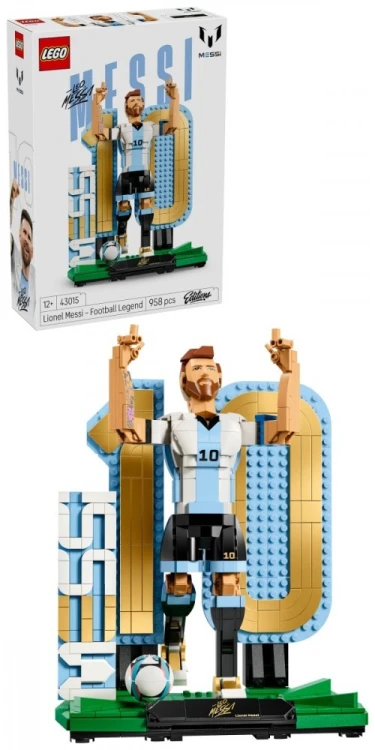 LEGO Klocki Editions 43015 Lionel Messi - piłkarska legenda