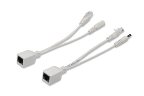 Digitus Zestaw pasywnych kabli PoE FastEthernet 10/100Mbps DC 5.5mm/2.1mm