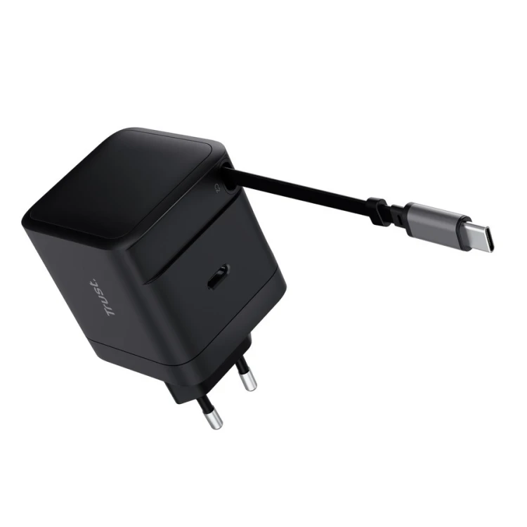 Trust Ładowarka MAXO zwijany kabel USB-C 65W