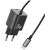 USAMS Ładowarka sieciowa JC Series CC261 20W GaN Fast Charger wbudowanykabel USB-C czarna