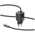 USAMS Ładowarka sieciowa JC Series CC261 20W GaN Fast Charger wbudowanykabel USB-C czarna