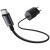 USAMS Ładowarka sieciowa JC Series CC261 20W GaN Fast Charger wbudowanykabel USB-C czarna