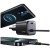 USAMS Ładowarka sieciowa JC Series CC261 20W GaN Fast Charger wbudowanykabel USB-C czarna