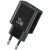 USAMS Ładowarka sieciowa T65 33W Fast Charging 1xUSB-C 1xUSB-A czarna
