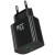 USAMS Ładowarka sieciowa T65 33W Fast Charging 1xUSB-C 1xUSB-A czarna