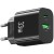 USAMS Ładowarka sieciowa T65 33W Fast Charging 1xUSB-C 1xUSB-A czarna