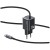 USAMS Ładowarka sieciowa JC Series CC264 30W GaN Fast Charger wbudowanykabel USB-C czarna