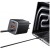 USAMS Ładowarka sieciowa JC Series CC266 65W GaN Fast Charger wbudowanykabel USB-C czarny
