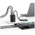 USAMS Ładowarka sieciowa JC Series CC266 65W GaN Fast Charger wbudowanykabel USB-C czarny