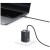 USAMS Ładowarka sieciowa JC Series CC266 65W GaN Fast Charger wbudowanykabel USB-C biała
