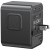 USAMS Ładowarka travel adapter 17W CC308 USB-C + USB-A 4w1 US/AU/EU/UK czarna