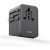 USAMS Ładowarka Travel Adapter 70W US/AU/EU/UK 3xUSB-C 4w1 czarny