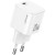 USAMS Ładowarka sieciowa JO Series CC260 20W USB-C + kabel USB-C/Lightning 1m biała