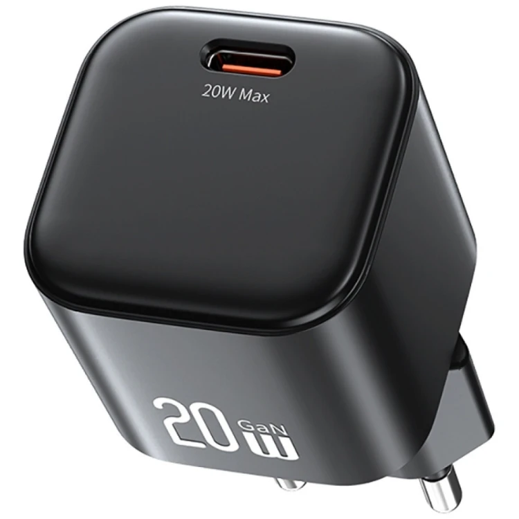 USAMS Ładowarka sieciowa JO Series CC260 20W USB-C + kabel USB-C/Lightning 1m biała