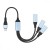 TB Kabel USB C splitter - 3x USB C