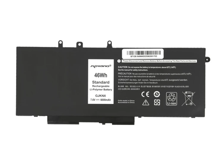Movano Bateria GJKNX do Dell Latitude 5280 5480 5490 5590- 6000 mAh (46 Wh)