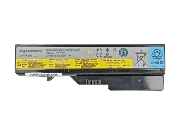 Movano Bateria L09L6Y02 do Lenovo B570 G560 G570 G770 - 4400 mAh (48 Wh)