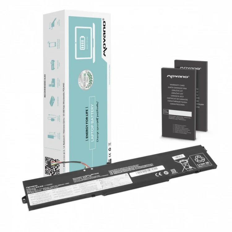 Movano Bateria L17M3PB1 do Lenovo IdeaPad 330-15ICH 17ICH - 4000 mAh (45 Wh)