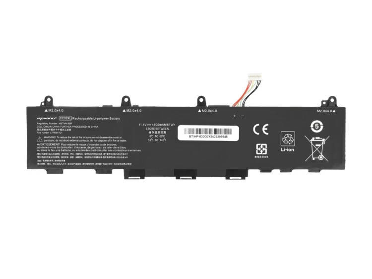 Movano Bateria CC03XL do HP EliteBook 830 840 G7 G8 ZBook Firefly 14 G7 G8 - 4500 mAh (51 Wh)