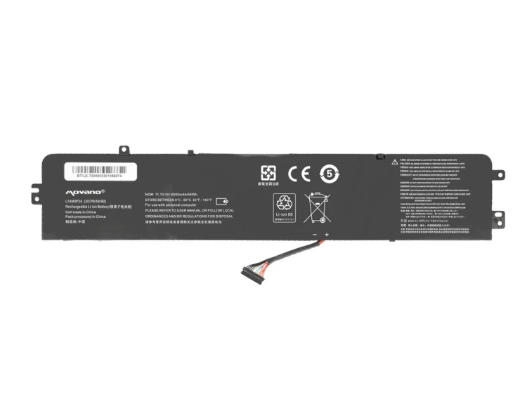 Movano Bateria L14M3P24 L14S3P24 do Lenovo 700-15ISK - 4000 mAh (44 Wh)