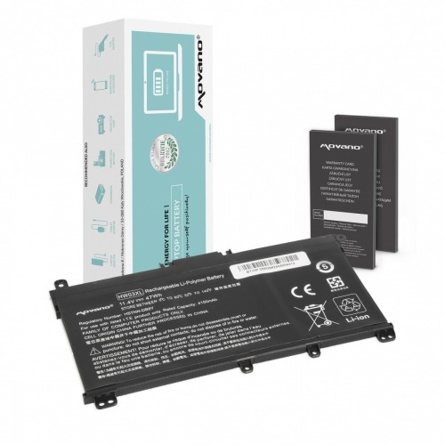 Movano Bateria HW03XL do HP do 15-EG 15-EH 15T-EG 15Z-EH 17-CN 17-CP 17T-CN 17Z-EH - 4150 mAh (47 Wh)