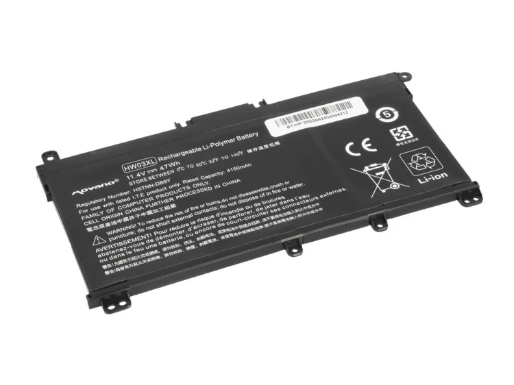 Movano Bateria HW03XL do HP do 15-EG 15-EH 15T-EG 15Z-EH 17-CN 17-CP 17T-CN 17Z-EH - 4150 mAh (47 Wh)