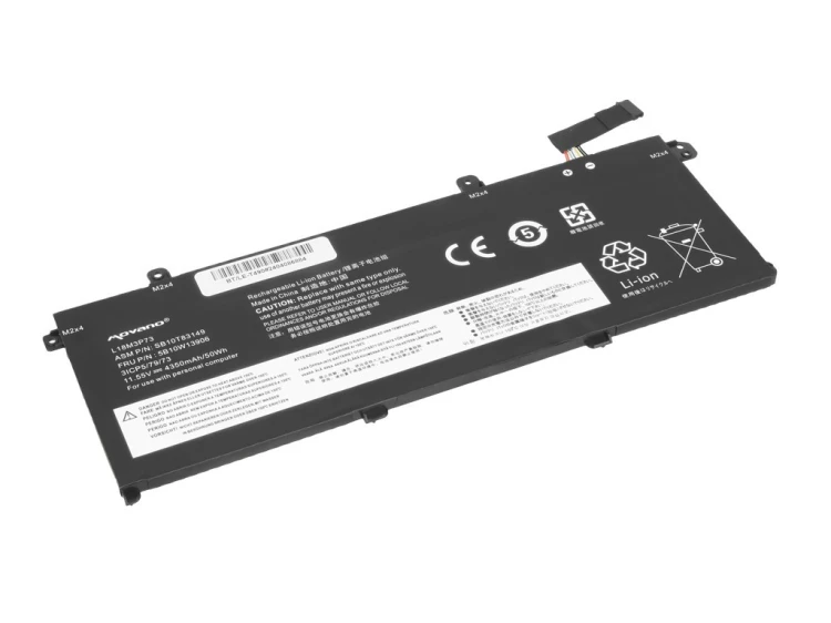 Movano Bateria L18M3P73 do Lenovo ThinkPad T490 T495 P43s P14s - 4350 mAh (50 Wh)