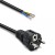 Qoltec Kabel zasilający SCHUKO CEE 7/7 (E/F) | miedź Cu | odizolowany lutowany | 3x1.0mm2 | 1.8m