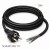 Qoltec Kabel zasilający SCHUKO CEE 7/7 (E/F) | miedź Cu | odizolowany lutowany | 3x1.0mm2 | 1.8m