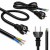 Qoltec Kabel zasilający SCHUKO CEE 7/7 (E/F) | miedź Cu | odizolowany lutowany | 3x1.0mm2 | 1.8m