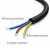 Qoltec Kabel zasilający | wtyczka kątowa SCHUKO CEE 7/7 (E/F) | miedź Cu| odizolowany lutowany | 3x1.0mm2 | 1.8m