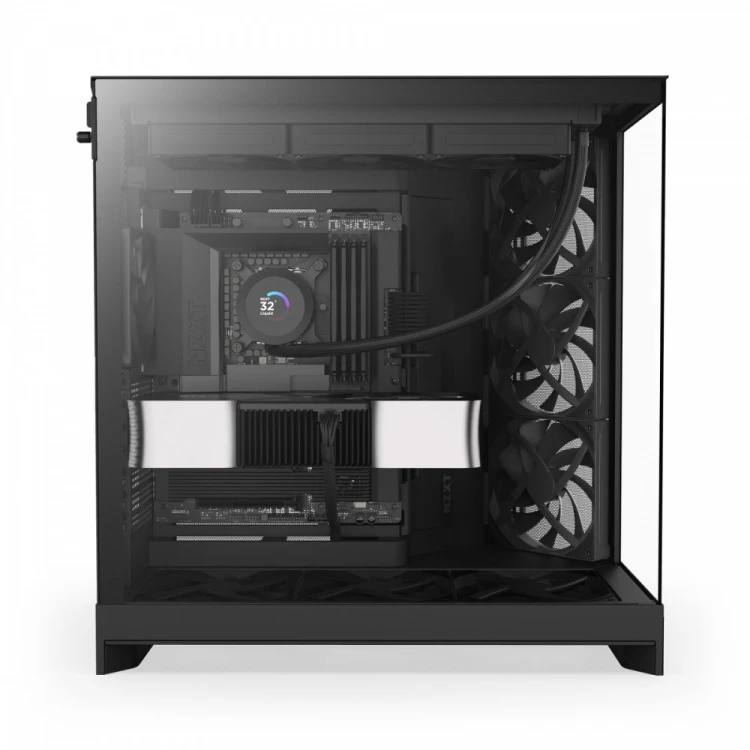 NZXT Obudowa H9 Flow Midi Tower z oknem czarna