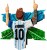 LEGO Klocki Editions 43018 Lionel Messi - cieszynka