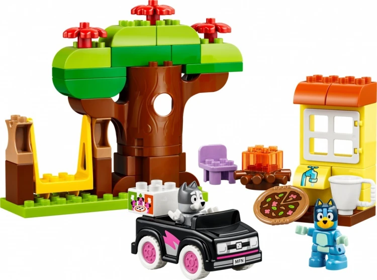 LEGO Klocki DUPLO Bluey 10469 Pizzerki z Muffinką i Blue