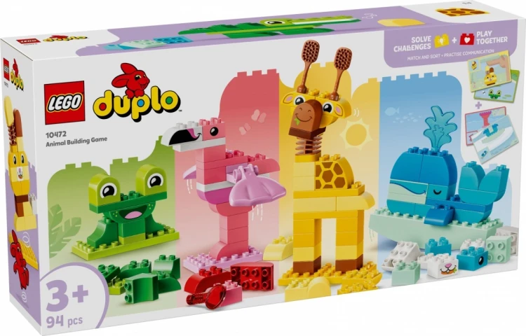 LEGO Klocki DUPLO 10472 Gra w budowanie zwierzątek