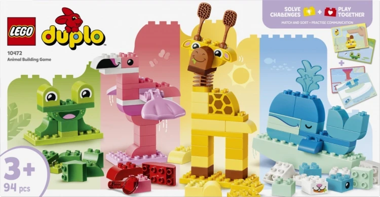 LEGO Klocki DUPLO 10472 Gra w budowanie zwierzątek