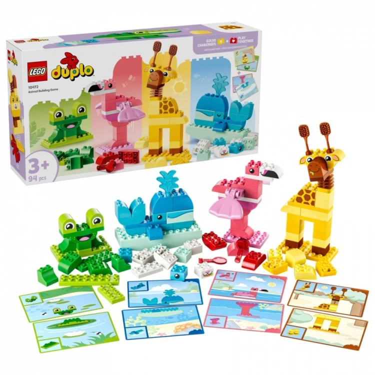 LEGO Klocki DUPLO 10472 Gra w budowanie zwierzątek