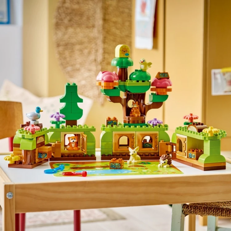 LEGO Klocki DUPLO 10480 Las odkrywców z dzikimi zwierzętami
