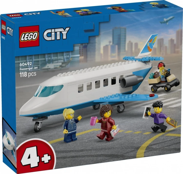 LEGO Klocki City 60492 Samolot pasażerski