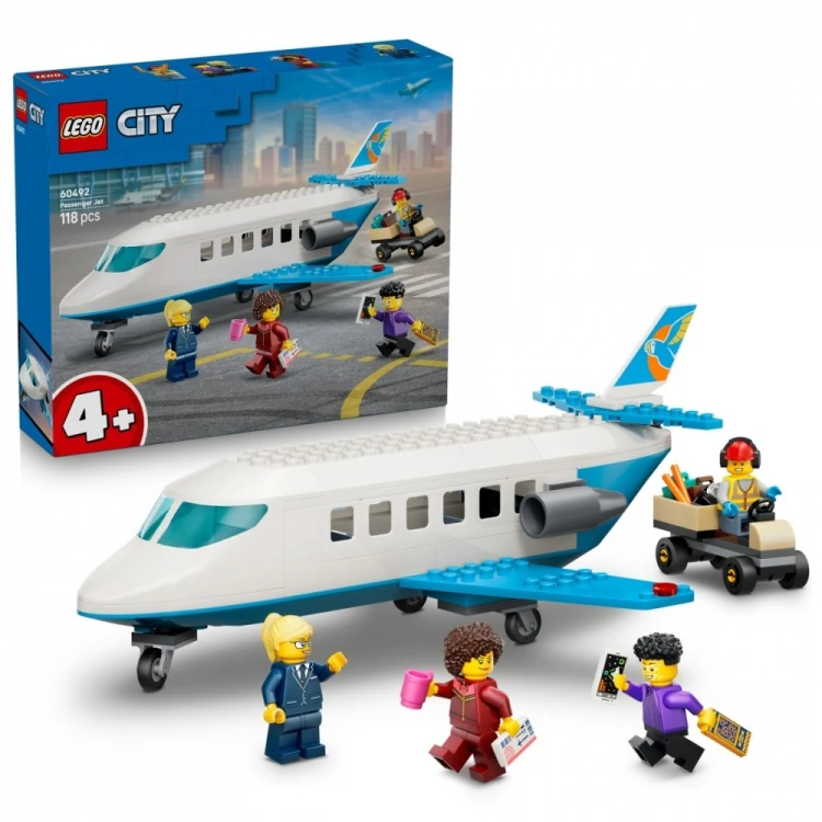 LEGO Klocki City 60492 Samolot pasażerski